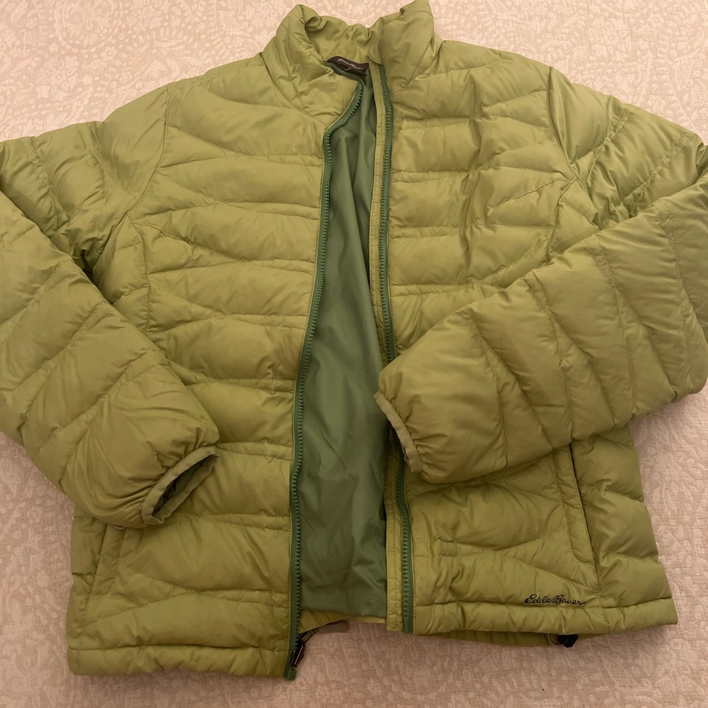 Lime Green Eddie Bauer Puffer